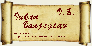 Vukan Banjeglav vizit kartica